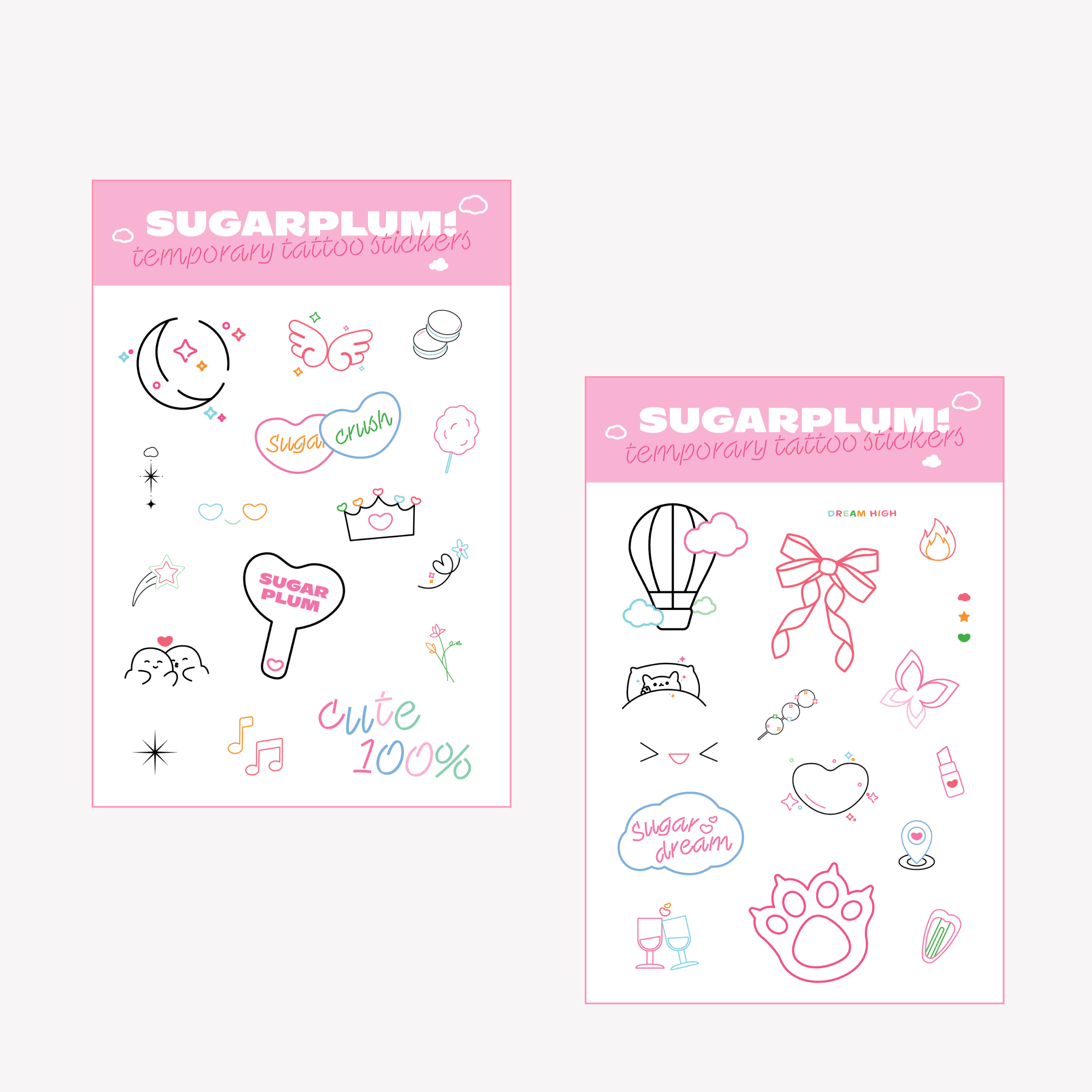 [GIFT] Set 2 Tatoo Stickers