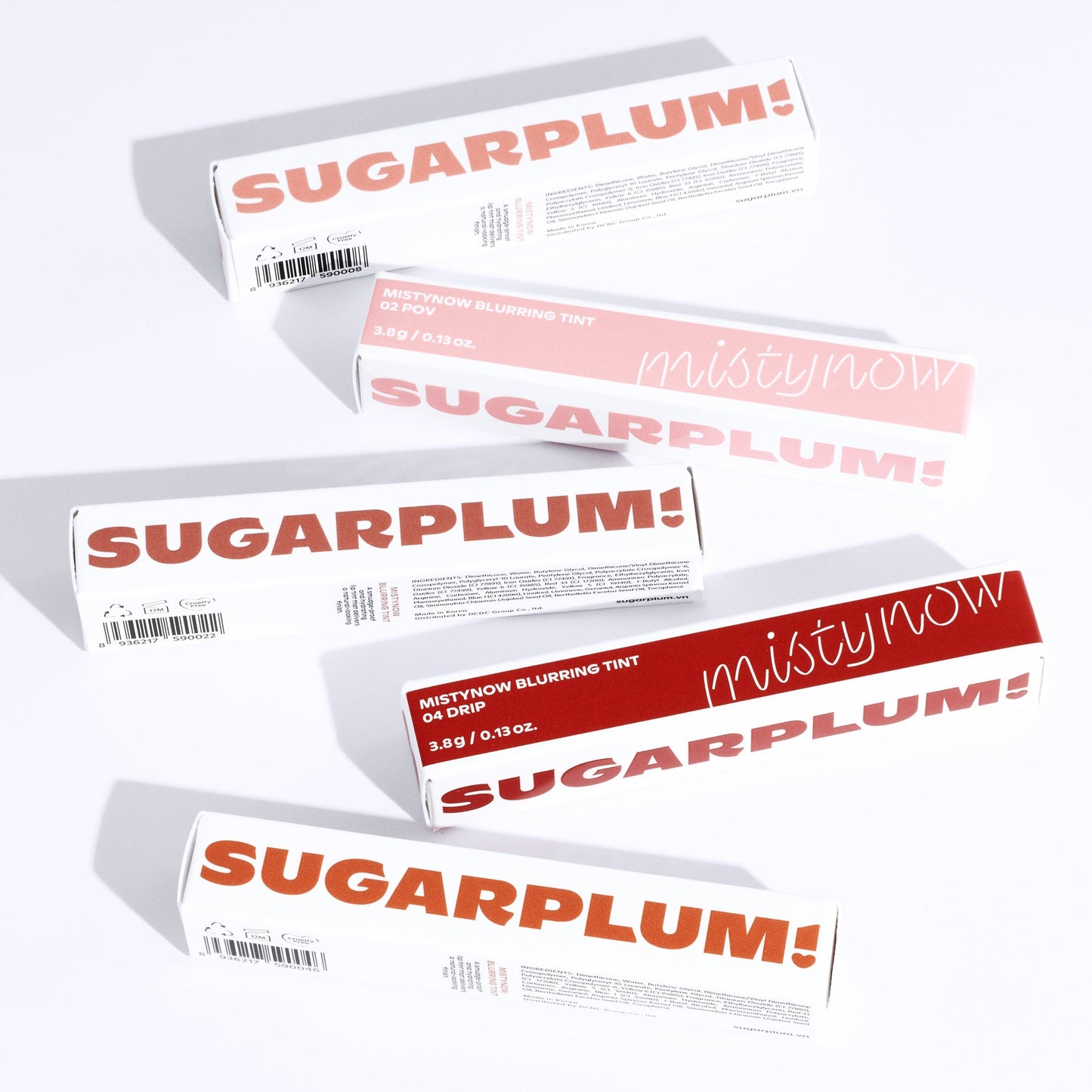 [ƯU ĐÃI] SET 2 SUGARPLUM MISTYNOW BLURRING TINT - NF10